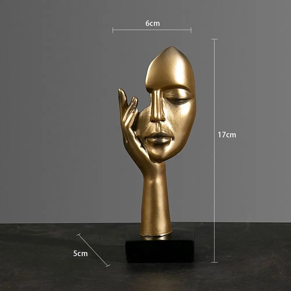 Nordic Resin Abstract Statue