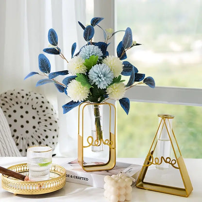 Geometric Glass Vase