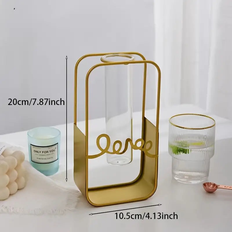 Geometric Glass Vase