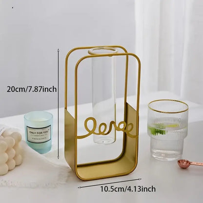 Geometric Glass Vase