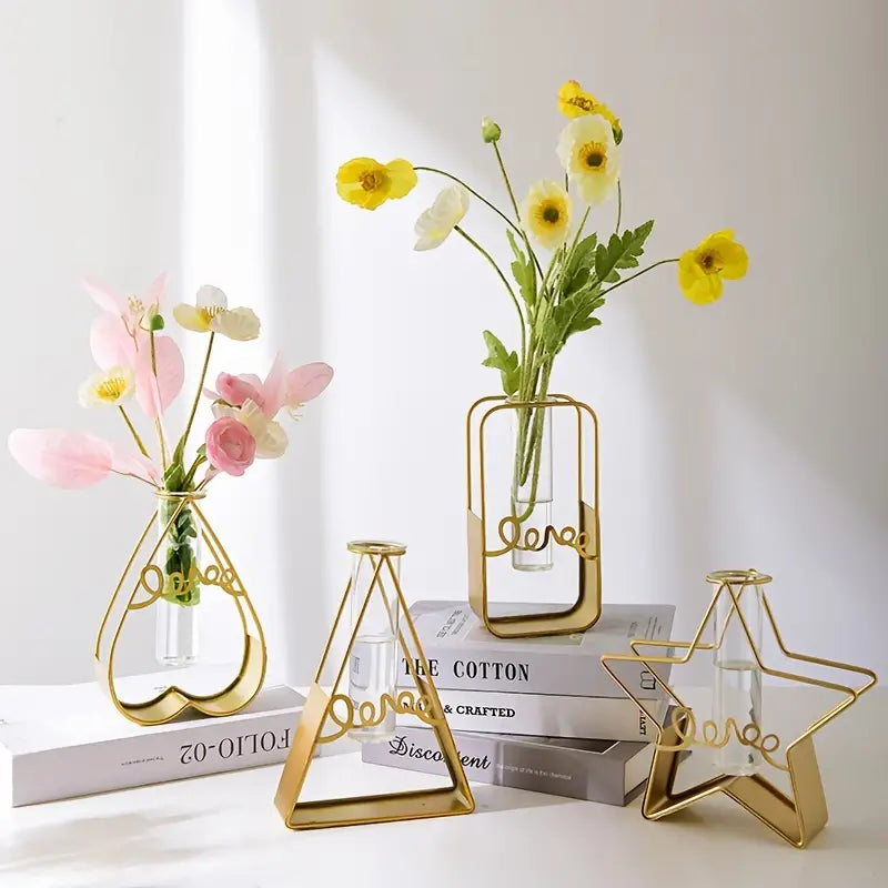 Geometric Glass Vase