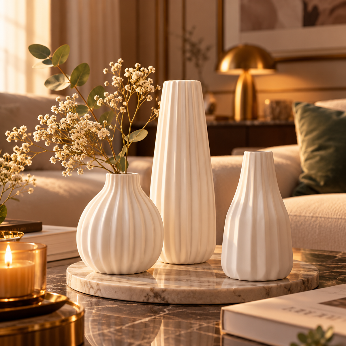 White Ceramic Vase