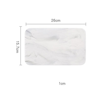 Marble-Pattern Porcelain Tray