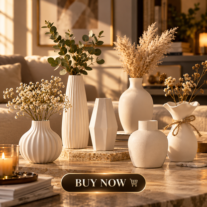 White Ceramic Vase