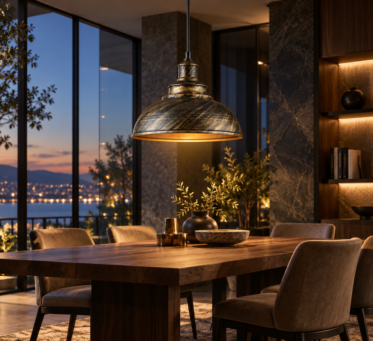 Vintage Pendant Light, view 6