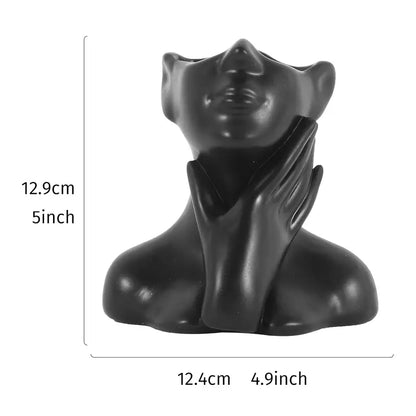 Half-Portrait Porcelain Vase