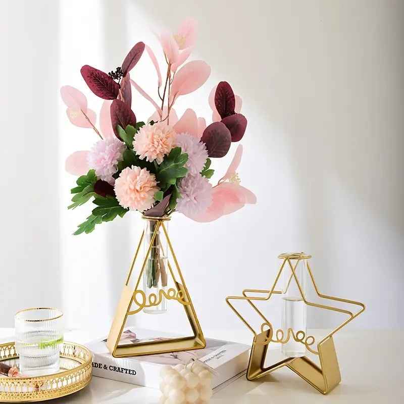 Geometric Glass Vase