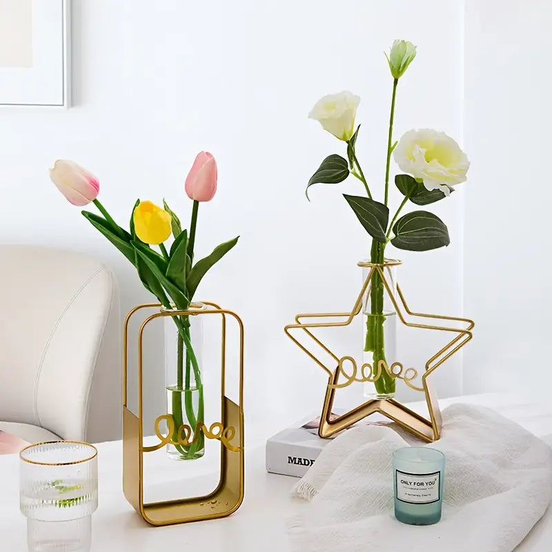 Geometric Glass Vase