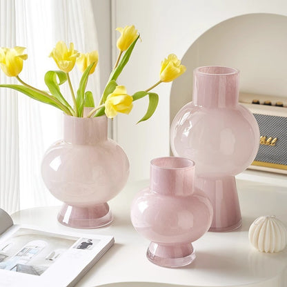 Colored Glass Vase