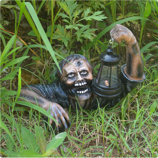 Grim Zombie Halloween Lantern, view 1
