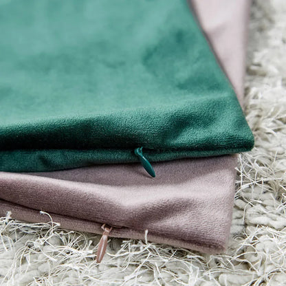 Velvet Cushion Cover with multiple color options.