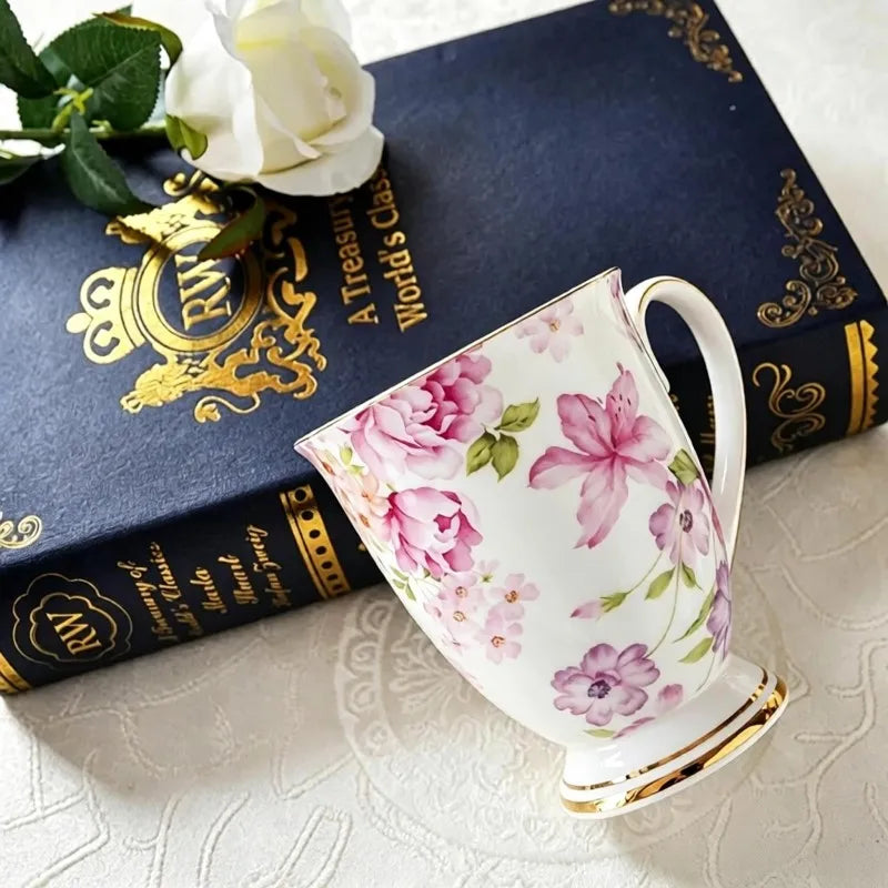Bone china coffee cup, view 2