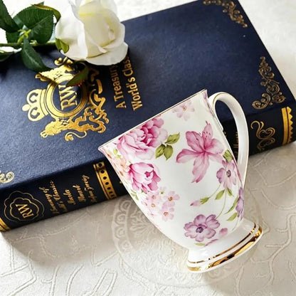 Bone china coffee cup, view 2