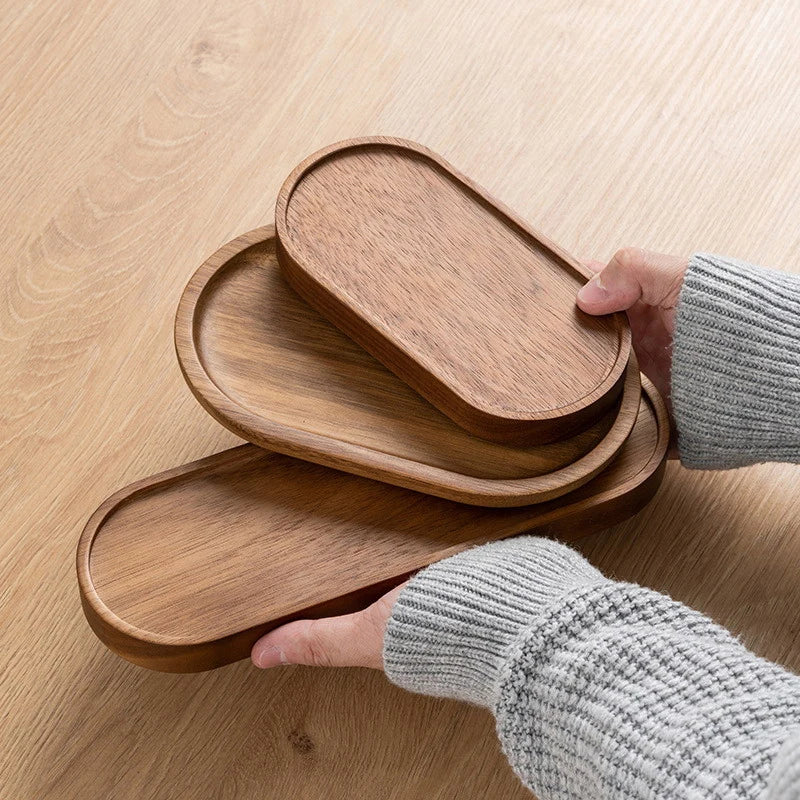 Solid Wood Serving Tray, view 1