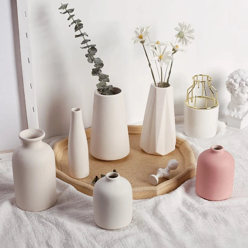 White Ceramic Vase