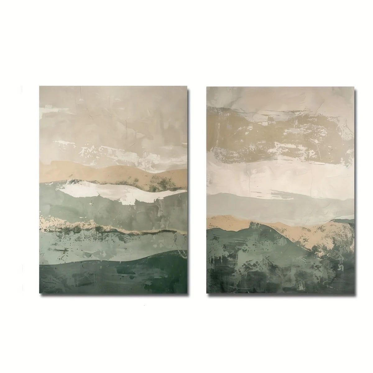 Wabi Sabi Mountains Canvas Print Set of 2, view 13