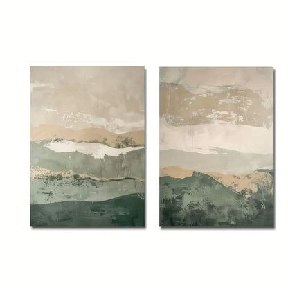 Wabi Sabi Mountains Canvas Print Set of 2, view 13