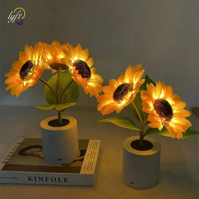 Solis Sunflower LED Night Light, view 3