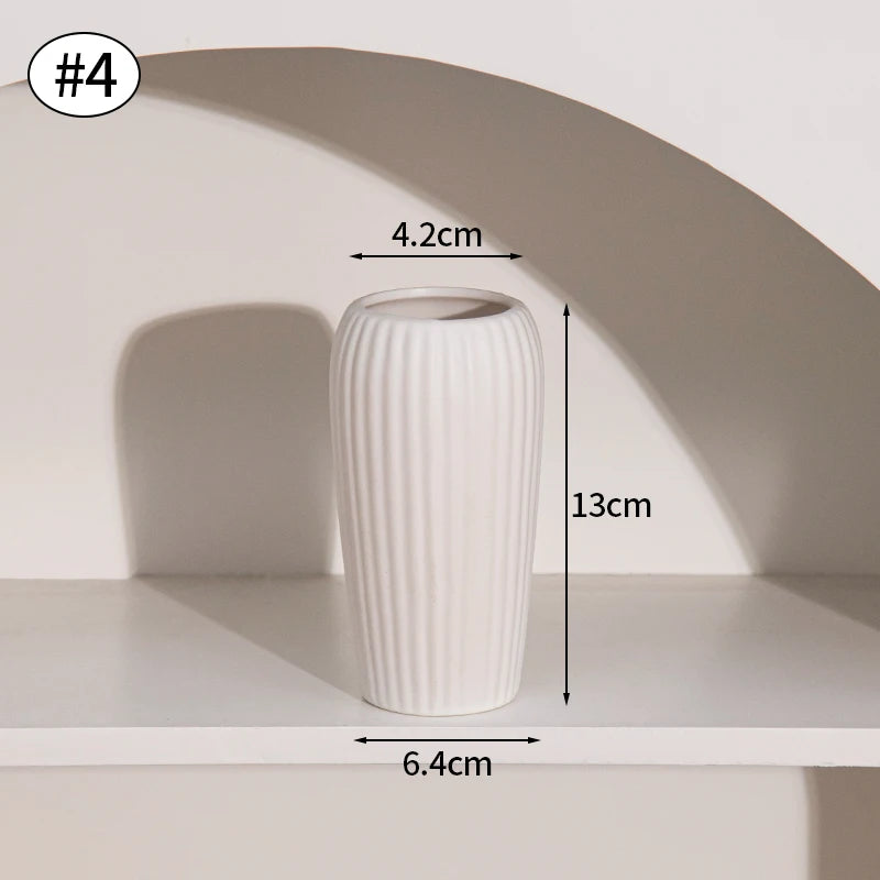 White Ceramic Vase