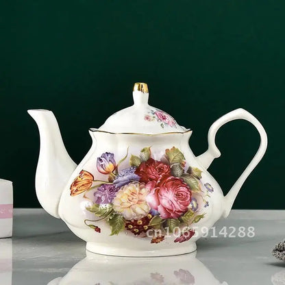 European porcelain teapot, view 8