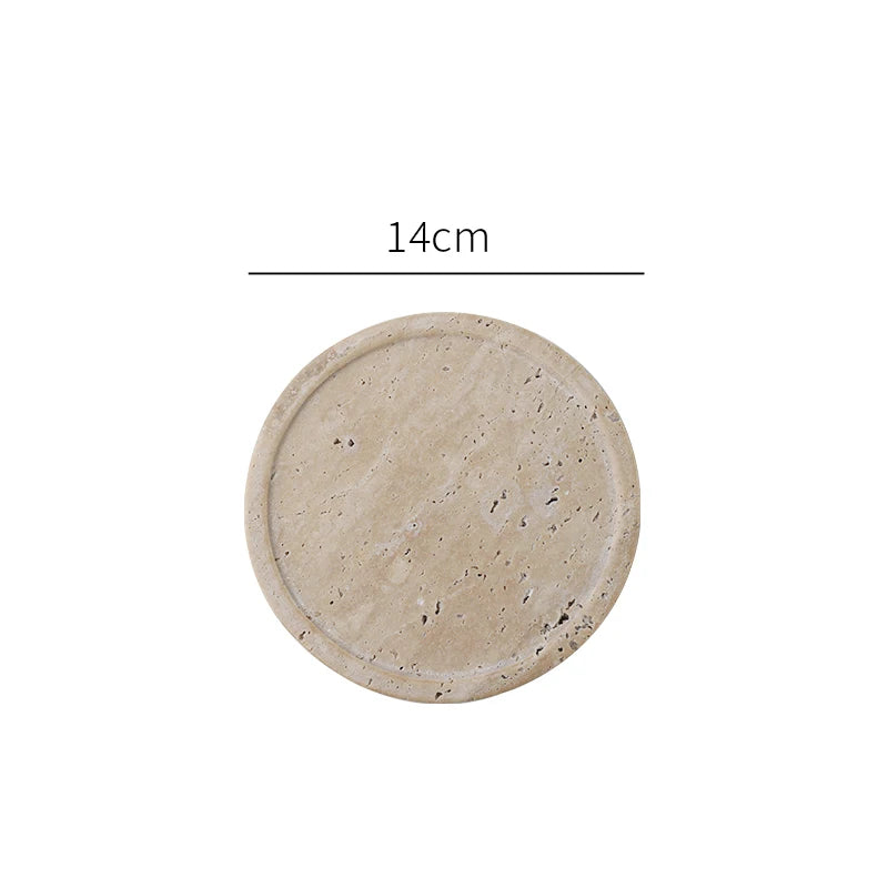 Travertine Stone Vanity Tray, view 10