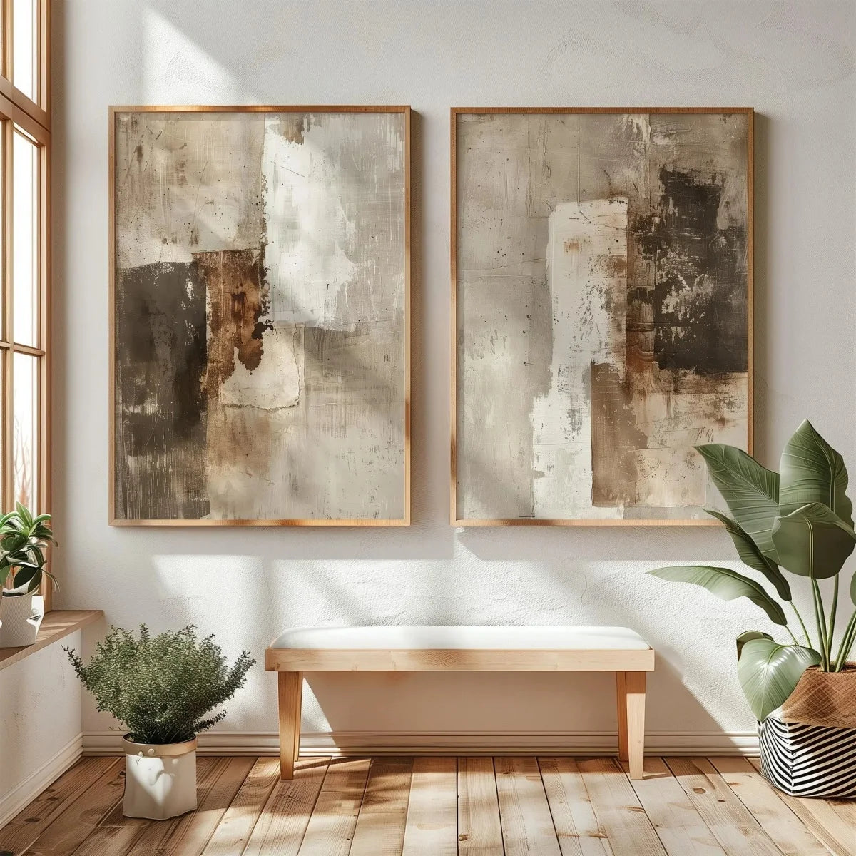 Wabi Sabi Mountains Canvas Print Set of 2, view 16