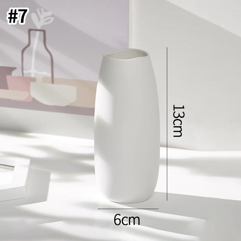 White Ceramic Vase