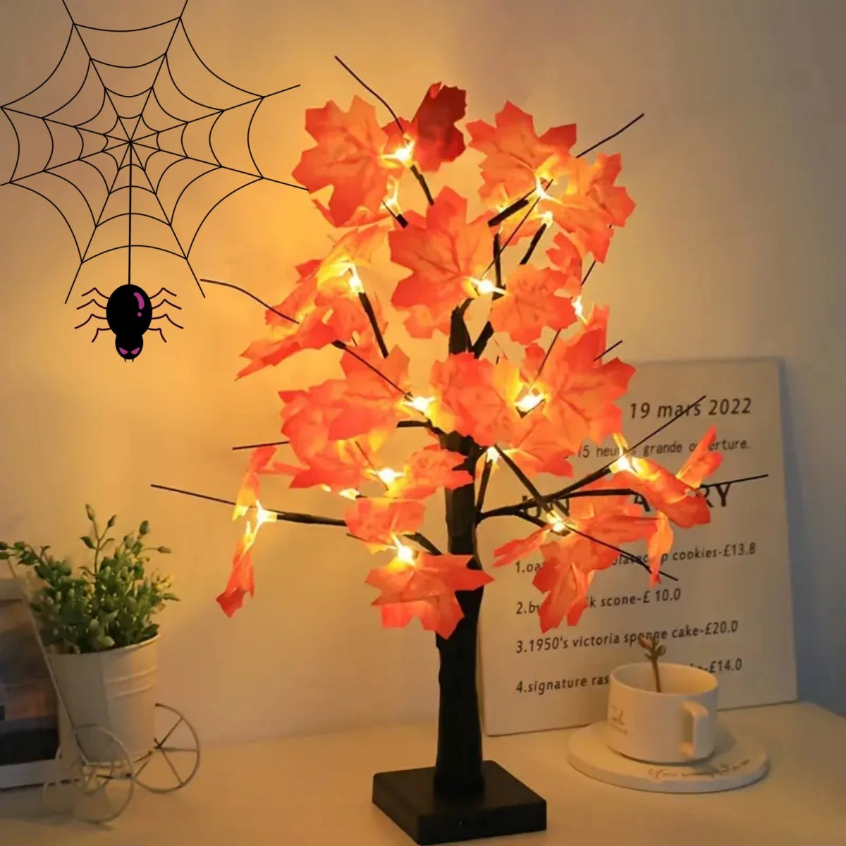 Black Birch LED Tree Lamp, view 6