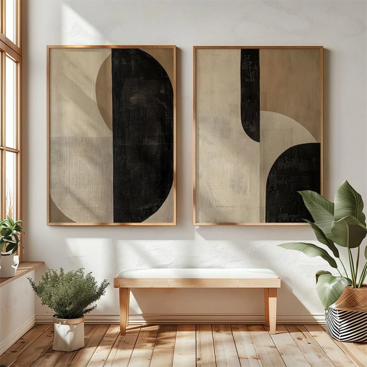 Wabi Sabi Mountains Canvas Print Set of 2, view 17