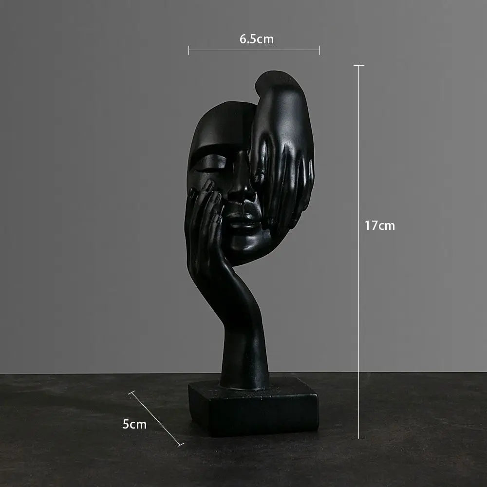 Nordic Resin Abstract Statue