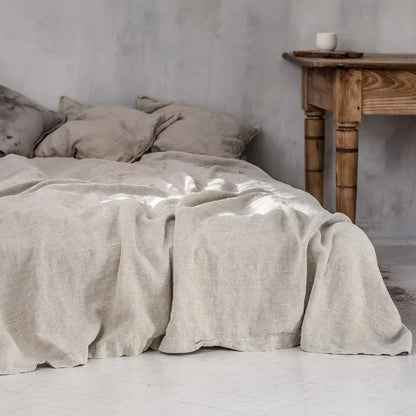 Stone-Washed Linen Flat Sheet, view 8