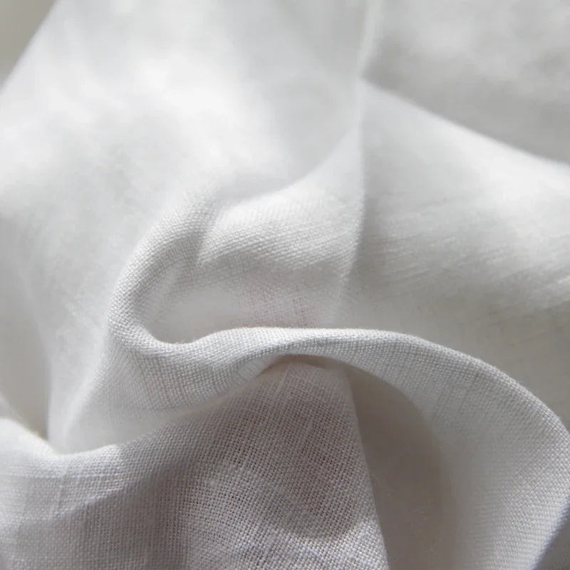 Stone-Washed Linen Flat Sheet, view 4