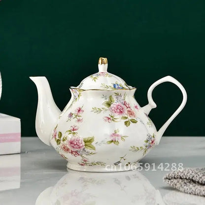 European porcelain teapot, view 10