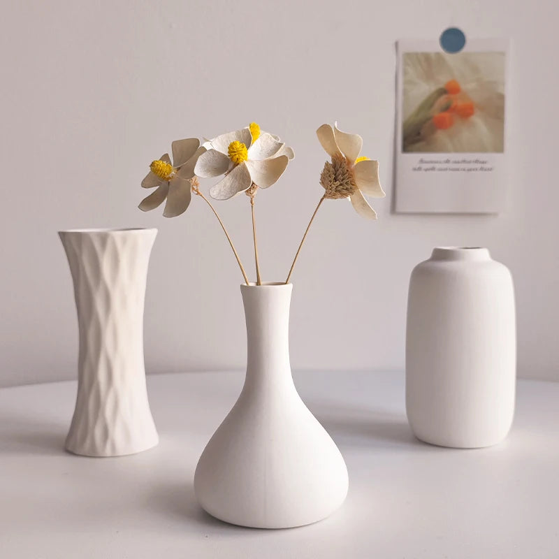 White Ceramic Vase