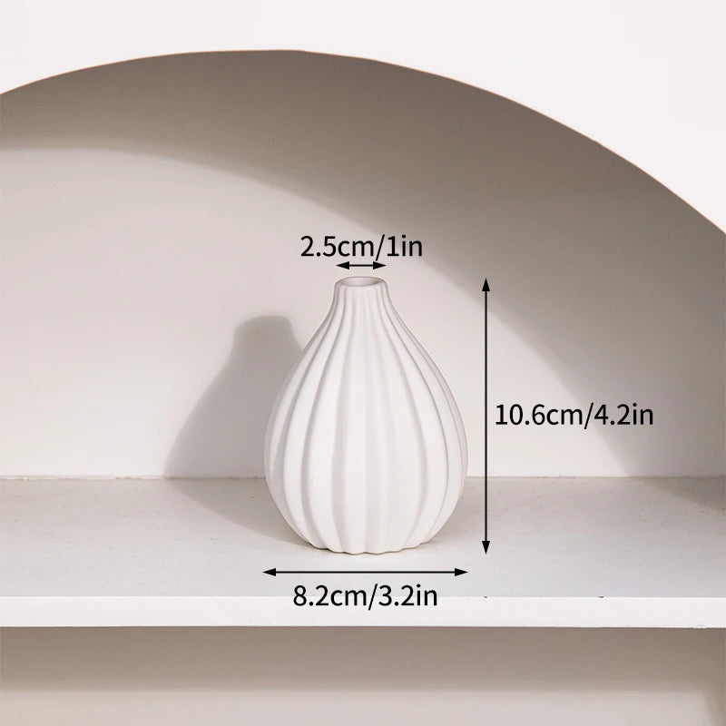 White Ceramic Vase
