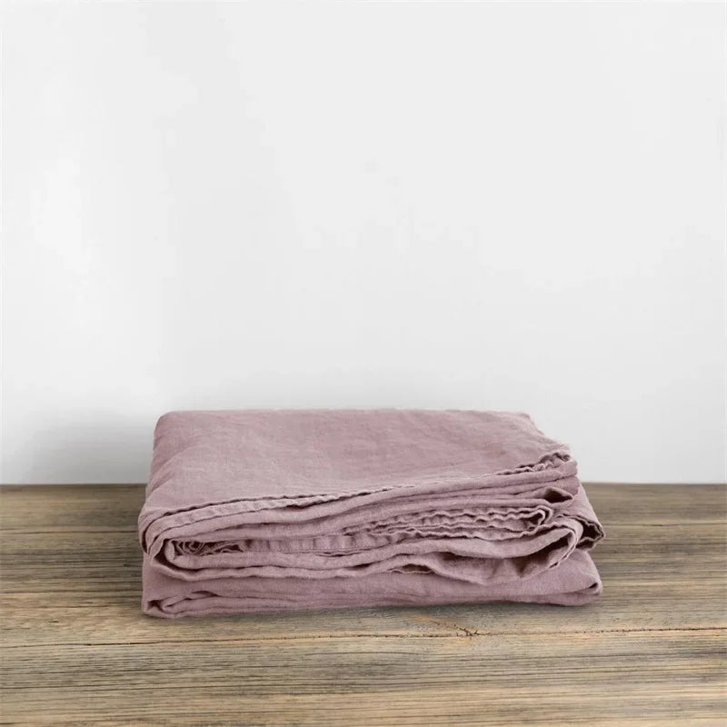 Stone-Washed Linen Flat Sheet, view 12