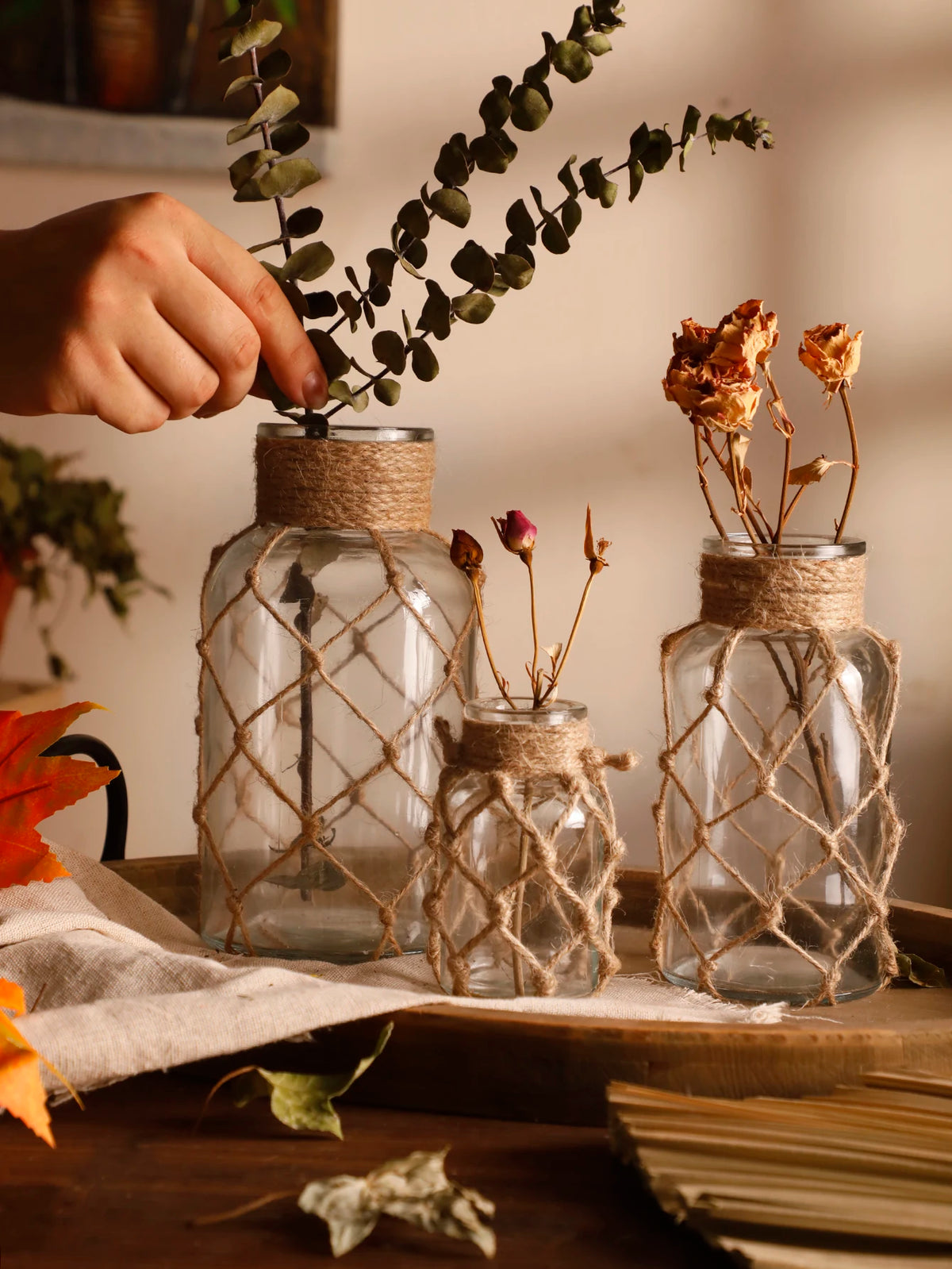 Hanging Glass Vase, view 3