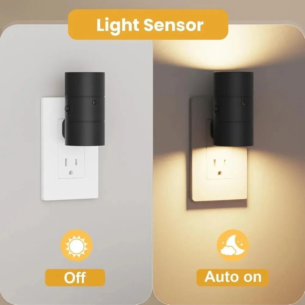 Luno Cylindrical LED Night Light, view 2