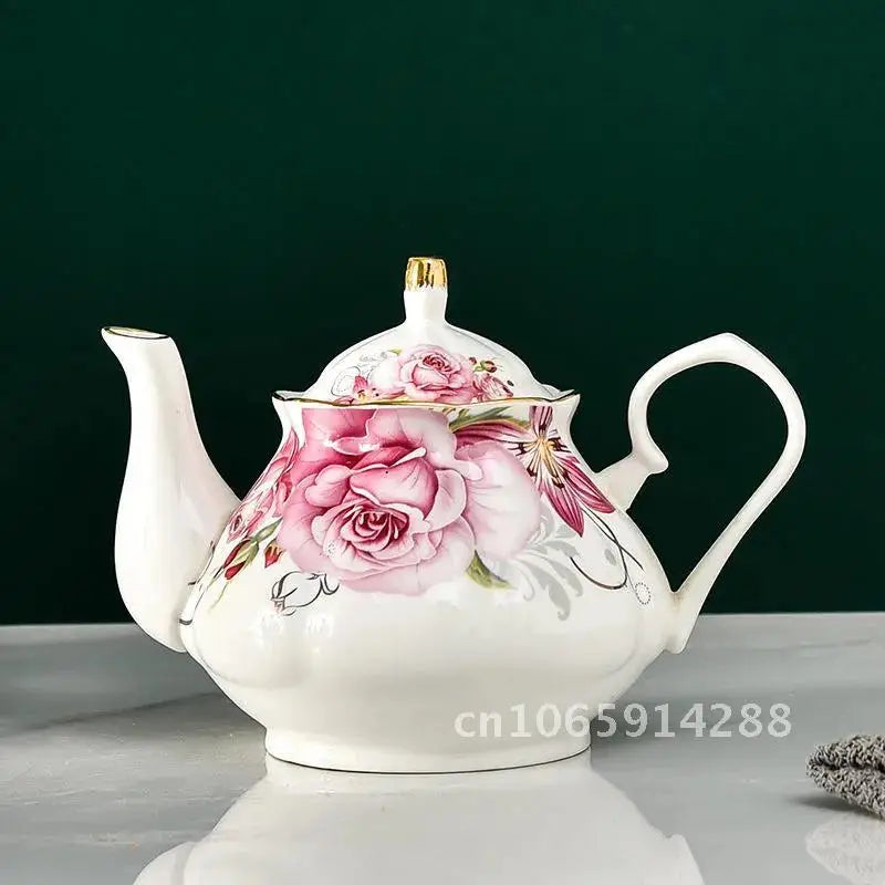 European porcelain teapot, view 12