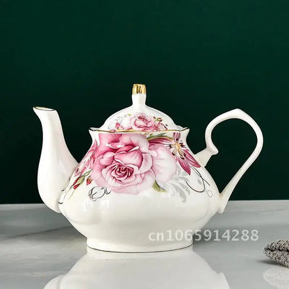 European porcelain teapot, view 12