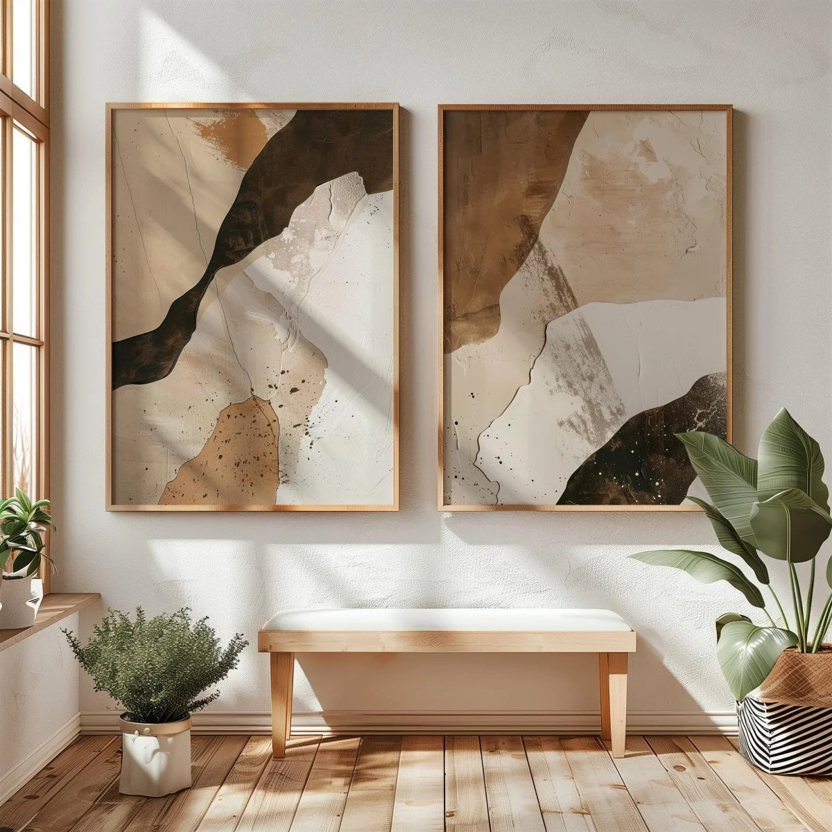 Wabi Sabi Mountains Canvas Print Set of 2, view 10
