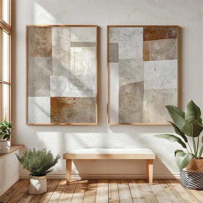 Wabi Sabi Mountains Canvas Print Set of 2, view 6