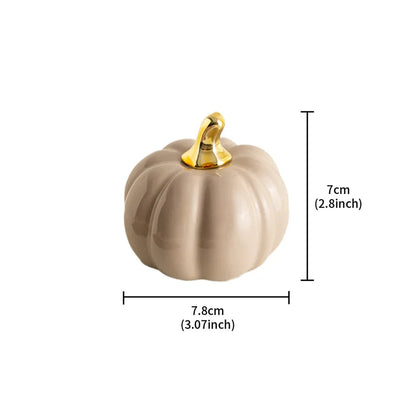 Nordic Ceramic Pumpkin Figurine, view 7