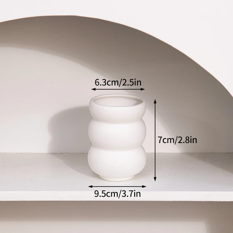 White Ceramic Vase