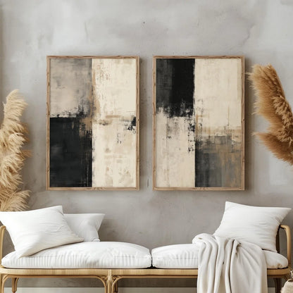 Wabi Sabi Mountains Canvas Print Set of 2, view 9