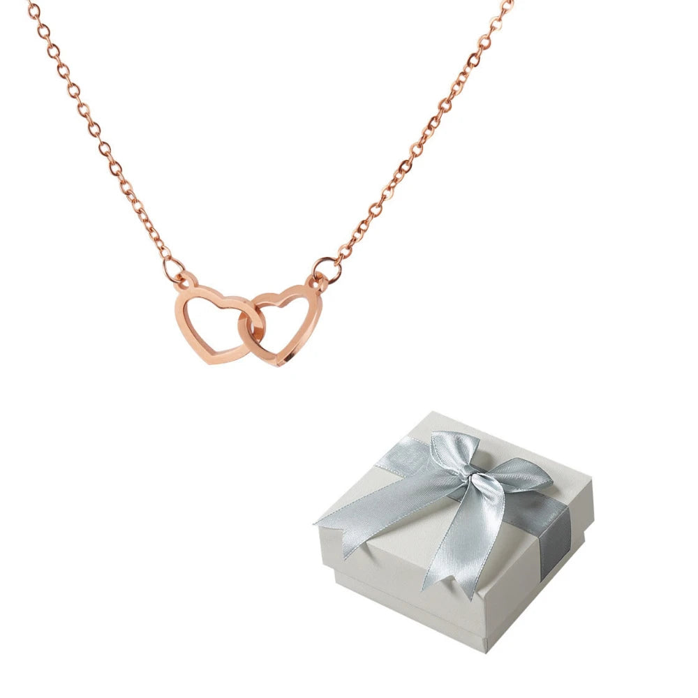 Personalized name heart necklace with rotating rose box, view 8