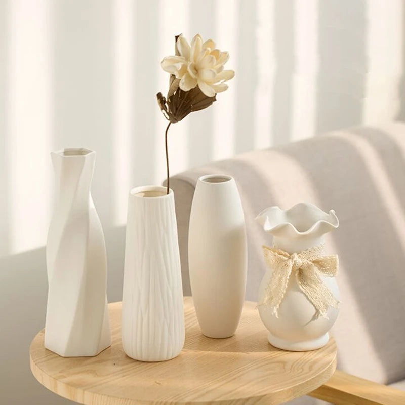 White Ceramic Vase