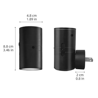 Luno Cylindrical LED Night Light, view 4