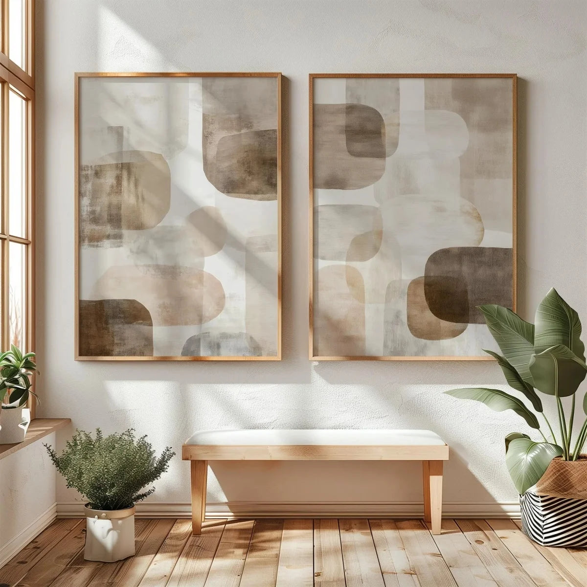 Wabi Sabi Mountains Canvas Print Set of 2, view 14