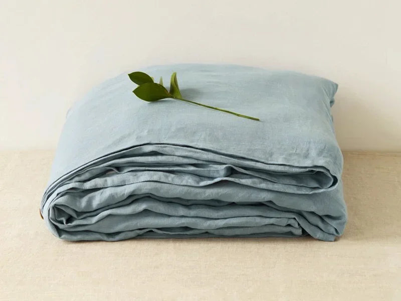 Stone-Washed Linen Flat Sheet, view 9